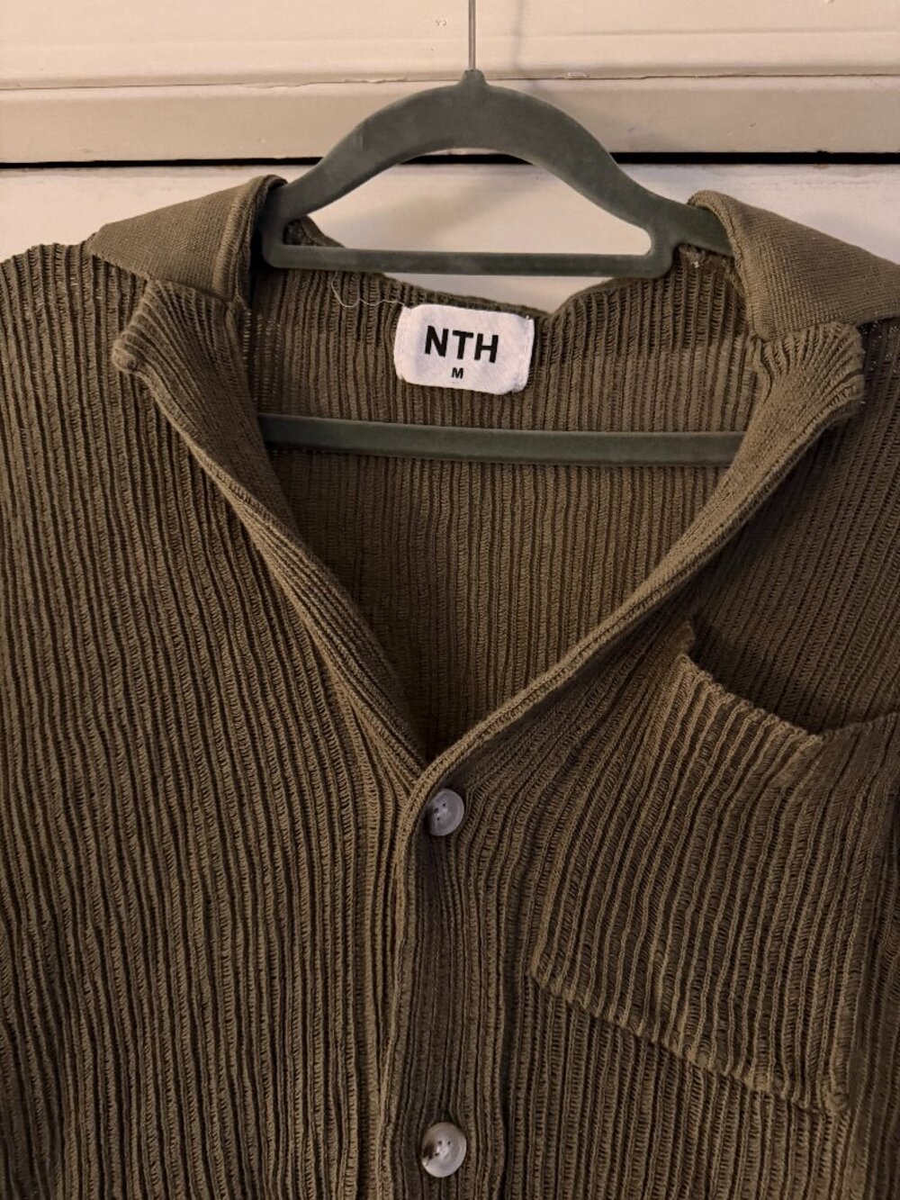 Bronze Snake (NTH) Knit Button Up Shirt